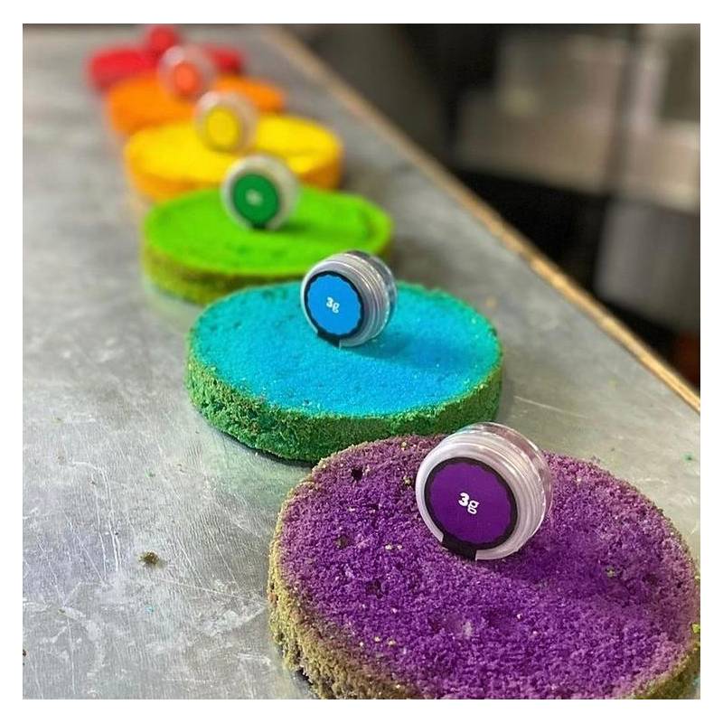 Pó Comestível Verde 3g - Azucren