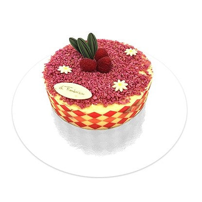 Base redonda dourada/branca