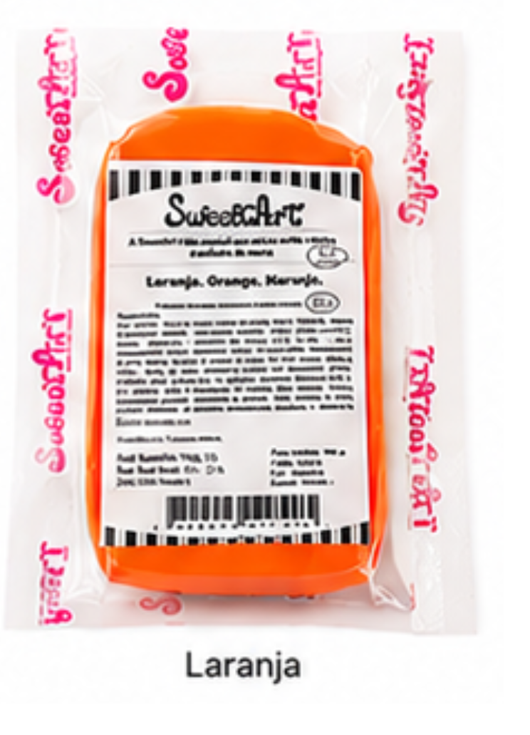 SweetArt Pasta de Açúcar Laranja
