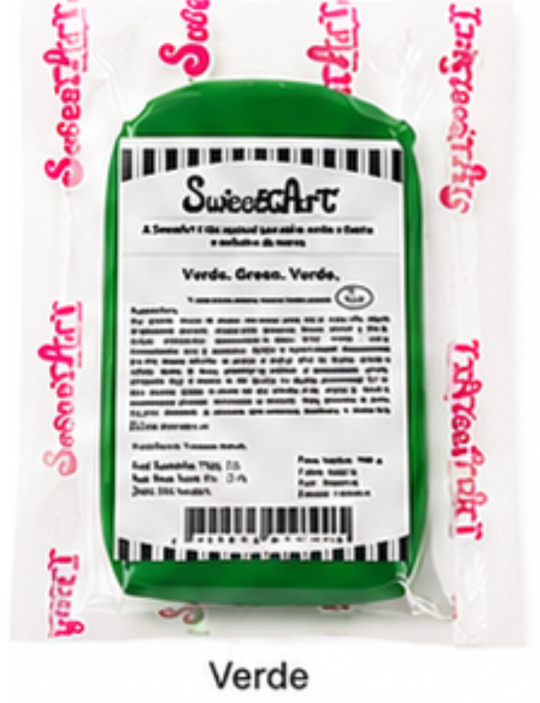SweetArt Pasta de Açúcar Verde