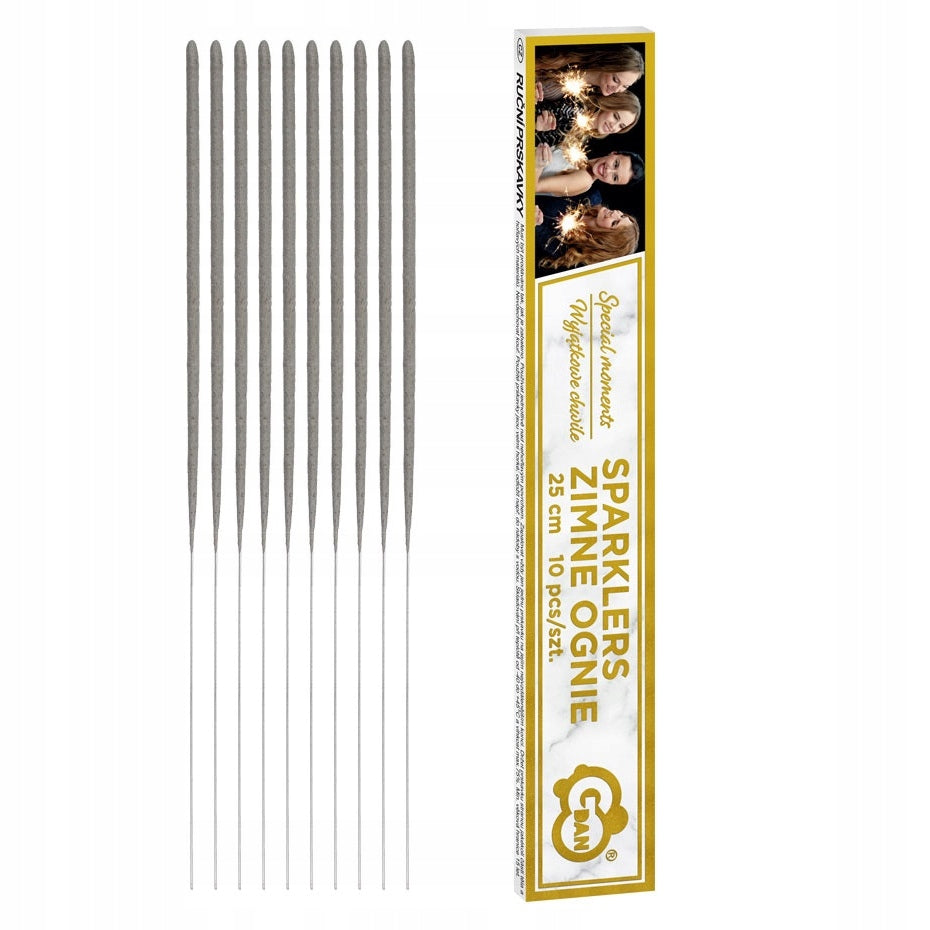 Vela Sparkle Palito Conj 10