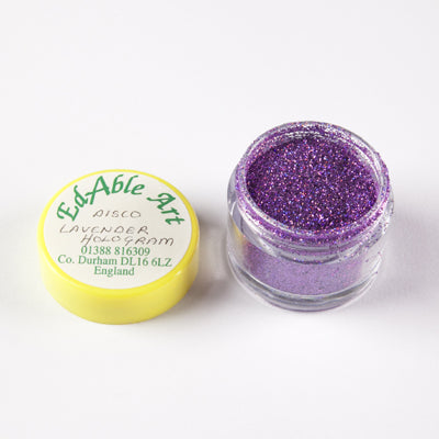 Purpurina Não Tóxica Holograma Lavanda (Disco Hologram Lavender)