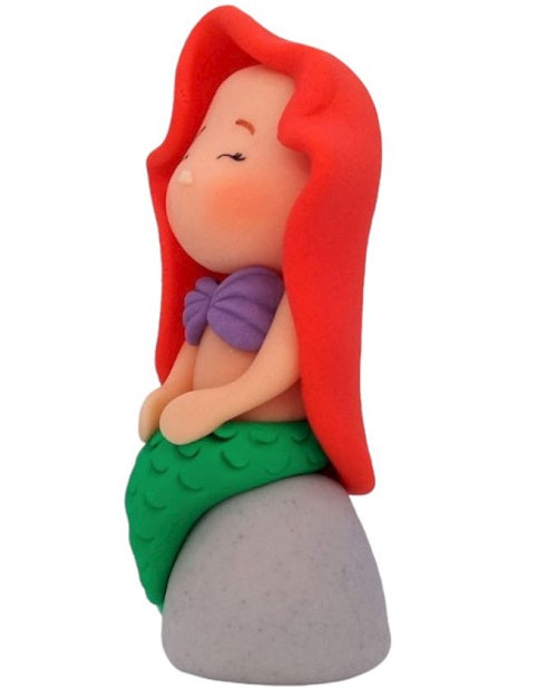 SweetArt Sereia Decorativa em Pasta Açúcar