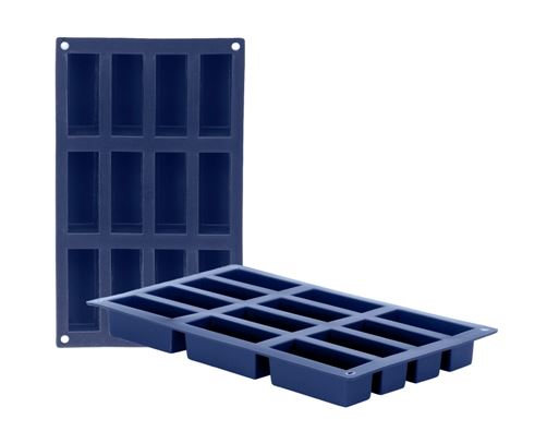 Forma silicone mini bolo rectangular 12 cavidades- Ibili