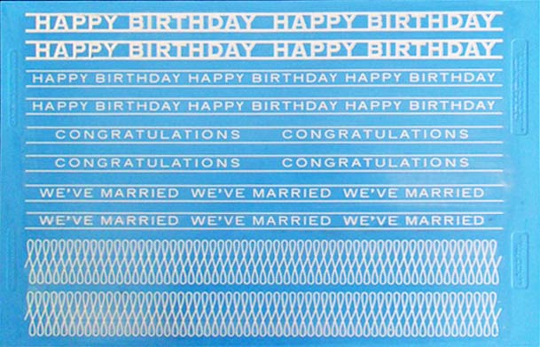 Tapete de Confeitaria Sugarveil - Celebrações e Fitas