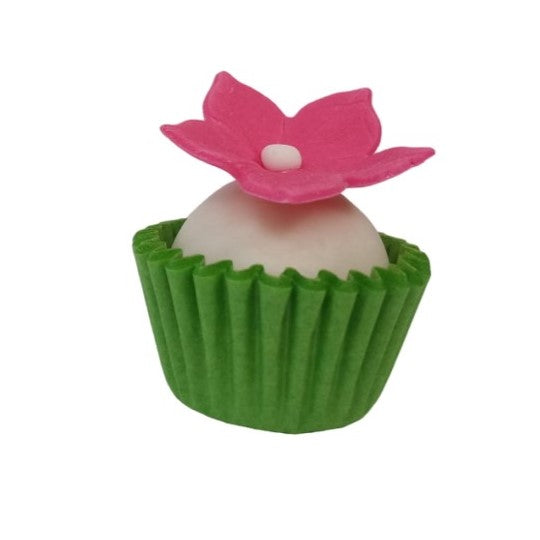 Tacinhas Brigadeiro/Bombons Verde- Conj 80