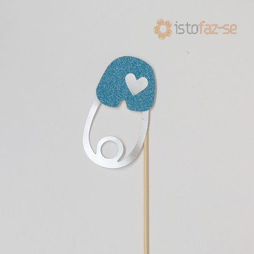 SweetArt Toppers Alfinetes Bébé Azul - Conj. 3