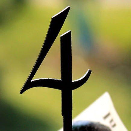 SweetArt Topper Acrílico Preto Nº4