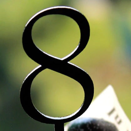 SweetArt Topper Acrílico Preto Nº8