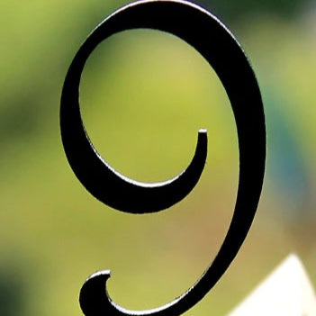 SweetArt Topper Acrílico Preto Nº9