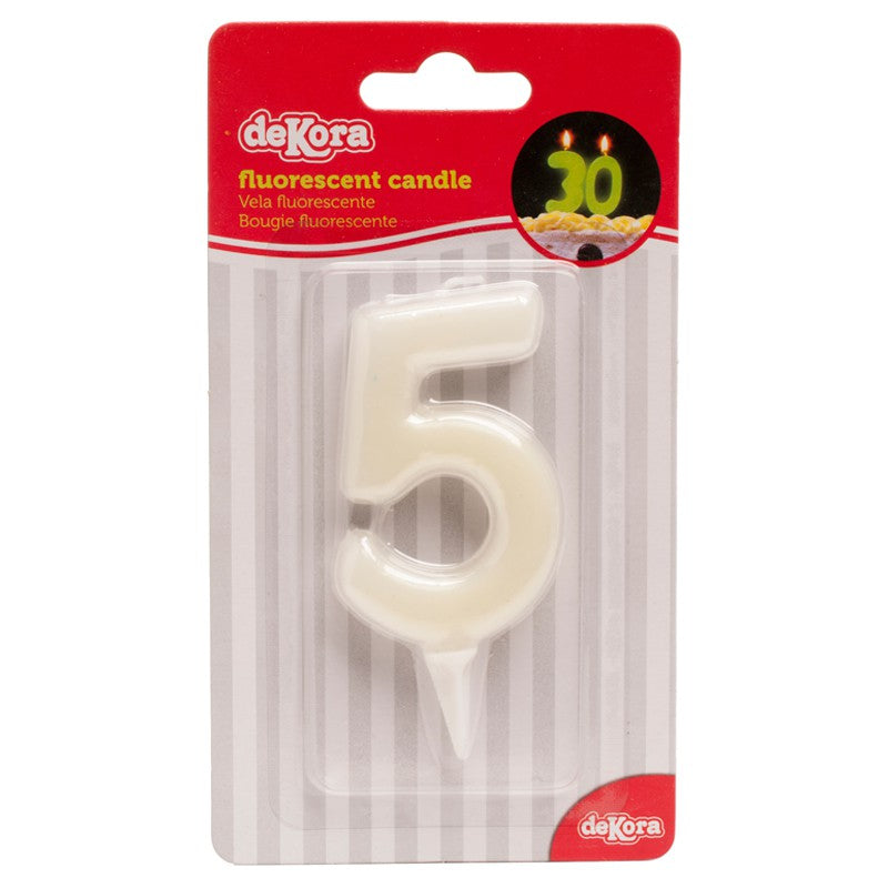 Vela nº 5 Fluorescente
