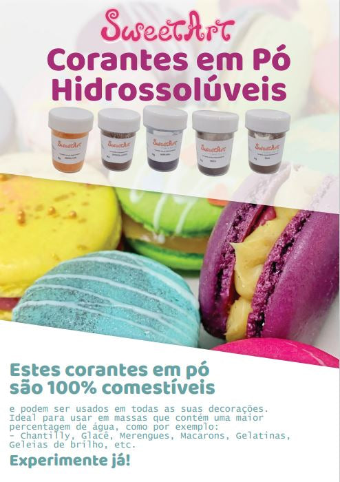 Corante em Pó Hidrossolúvel Vermelho 8g- Food Colours