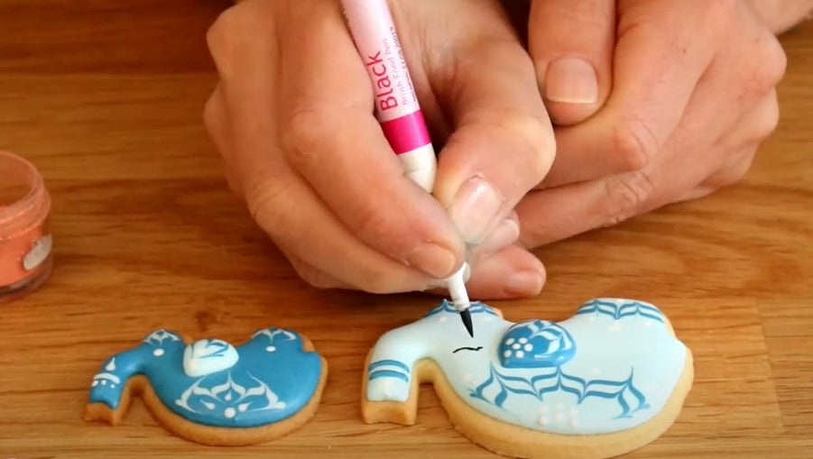 Caneta Tinta Comestível Preta-Funcakes