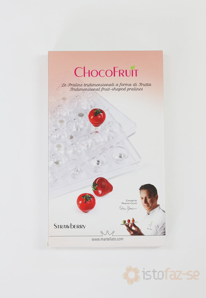 Molde Policarbonato Magnético Morango - Martellato