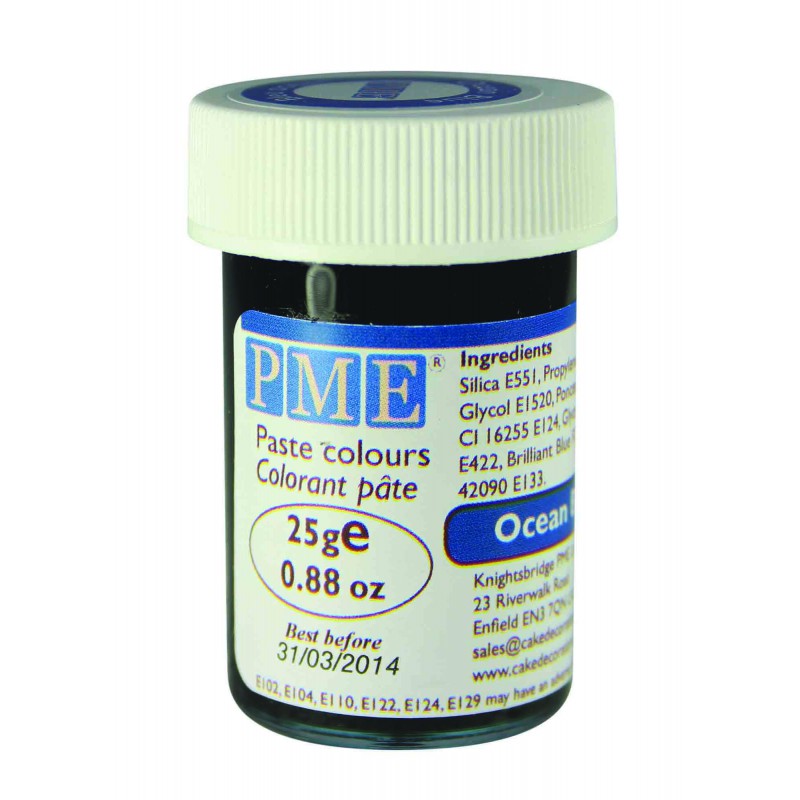 Corante em Pasta Azul Oceano 25g-PME