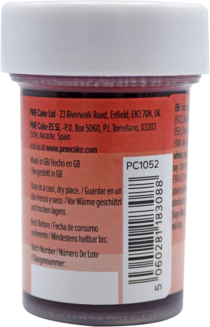 Corante em Pasta Vermelho Baga 25g-PME