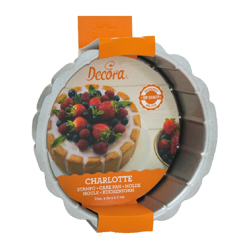 Forma Anti Aderente Charlotte 20cm- Decora