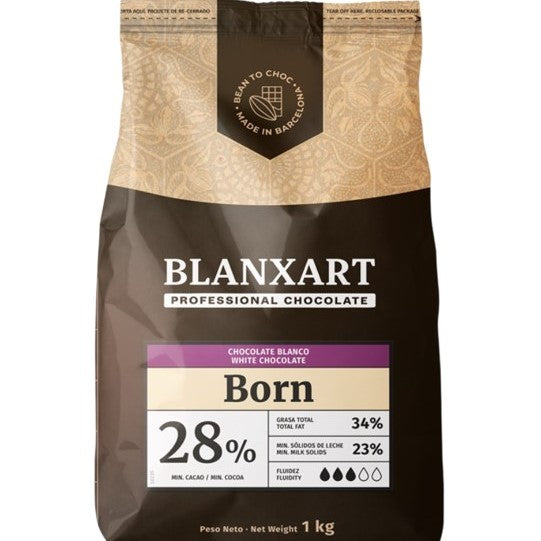 Chocolate Branco 28% Born 1kg - Blanxart