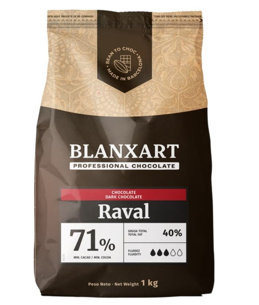 Chocolate Negro 71% Raval 1kg - Blanxart