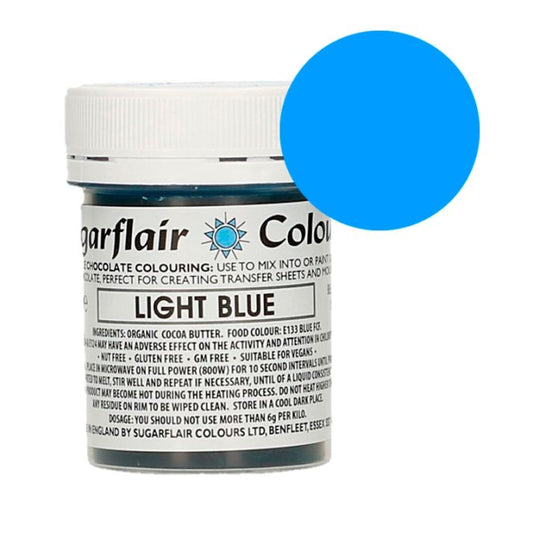 Corante Lipossolúvel para Chocolate- Azul Claro 35g- Sugarflair