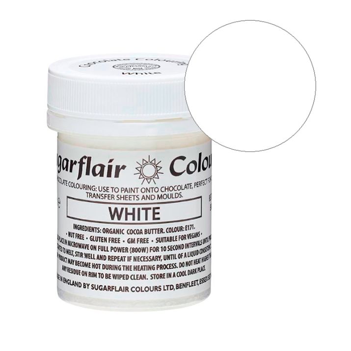 Corante Lipossolúvel para Chocolate Branco 35g- Sugarflair