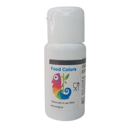 Corante Gel Extra Preto 25ml - Food Colours