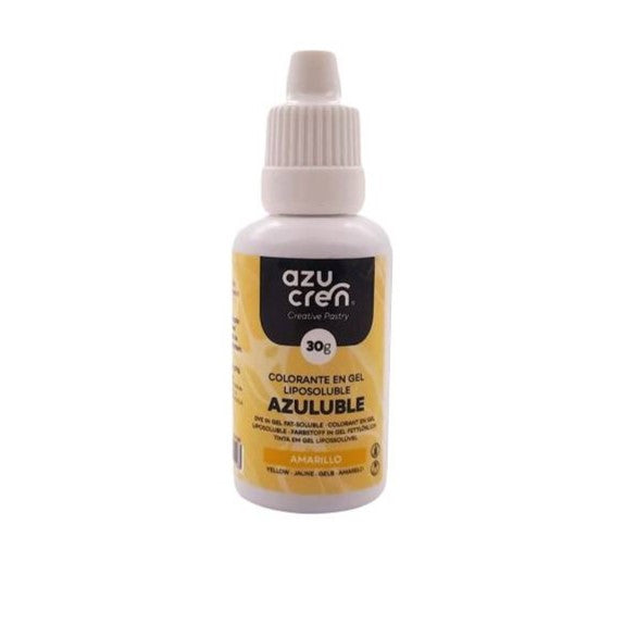 Corante gel lipossolúvel Amarelo 30ml - Azucren