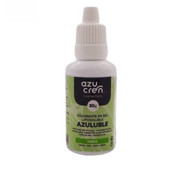 Corante gel lipossolúvel Verde 30ml - Azucren