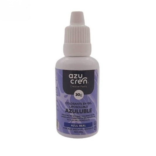 Corante gel lipossolúvel Azul Real 30ml - Azucren