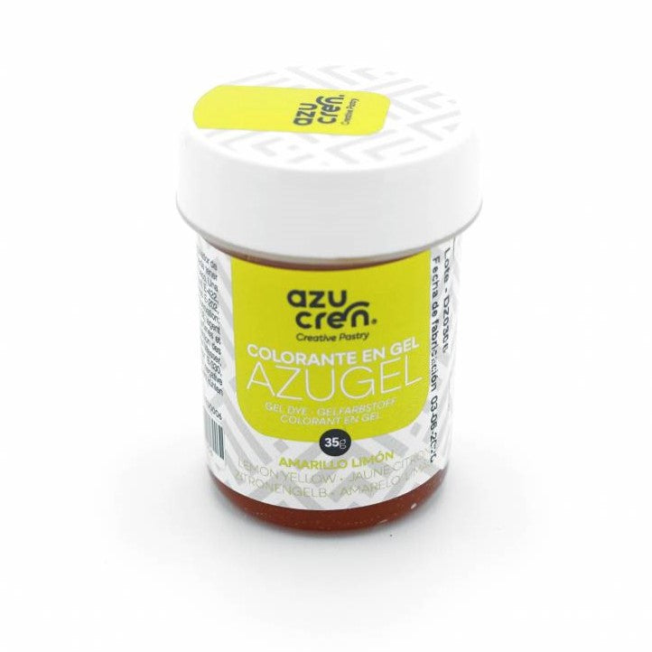 Corante em Gel Amarelo Limão 35g- Azucren