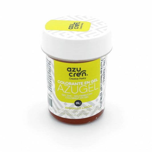 Corante em Gel Amarelo Limão 35g- Azucren