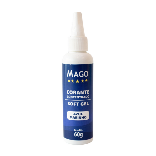 Corante em Gel Azul Marinho Soft Gel 60g- Mago