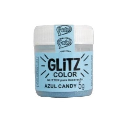 Purpurina Glitz Color Azul Candy 5g- FAB