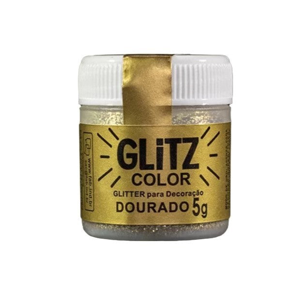 Purpurina Glitz Color Dourado 5g- FAB