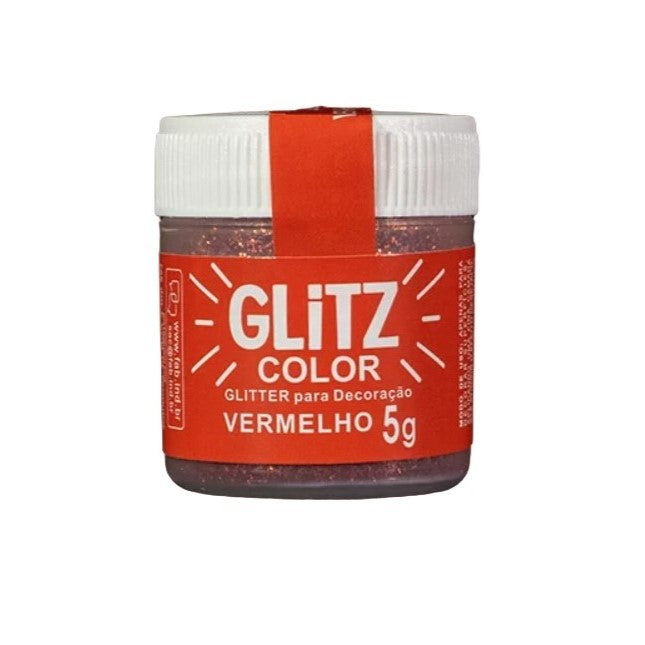 Purpurina Glitz Color Vermelha 5g- FAB