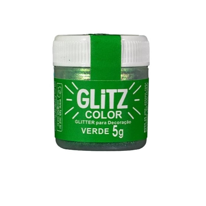 Purpurina Glitz Color Verde 5g - FAB