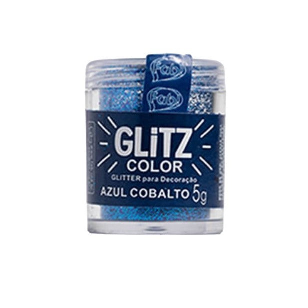 Purpurina Glitz Color Azul Cobalto 5g- FAB