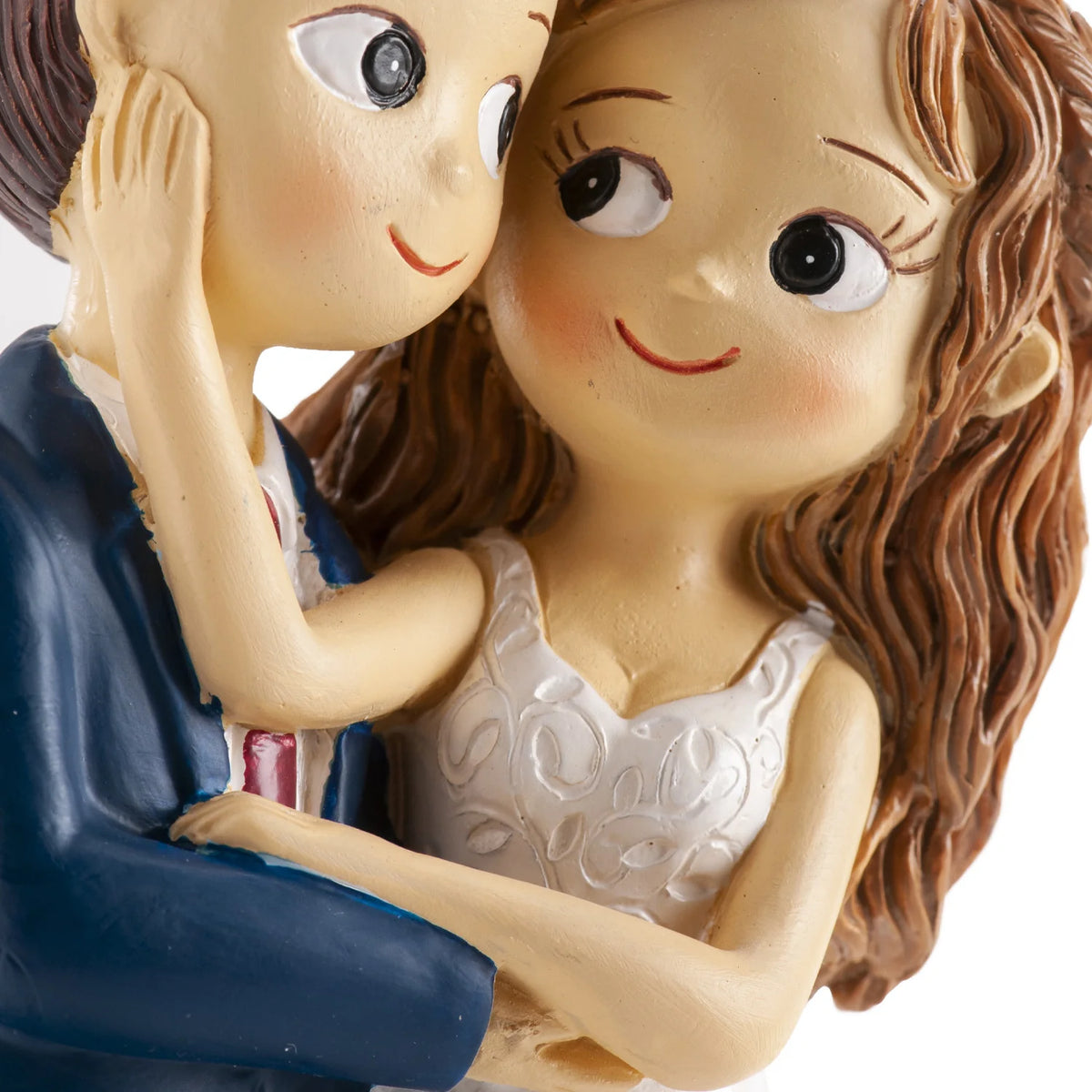 Casal Noivos Laço Nupcial 16cm