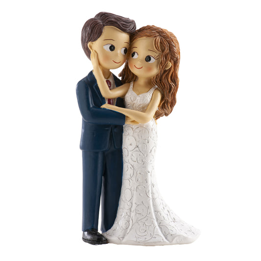Casal Noivos Laço Nupcial 16cm - Dekora