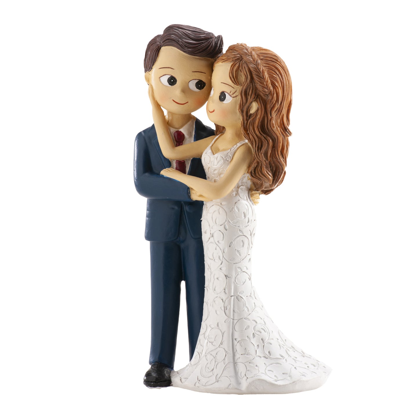 Casal Noivos Laço Nupcial 16cm - Dekora