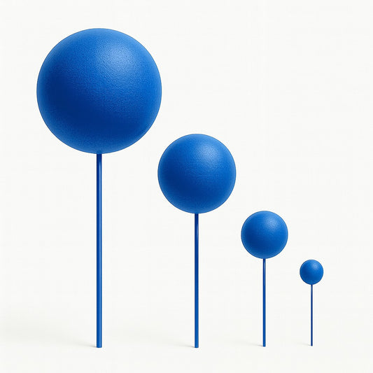 Topper Bolas Azul Escuro - conj. 4