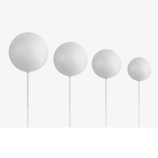 Topper Bolas Branco - conj. 4