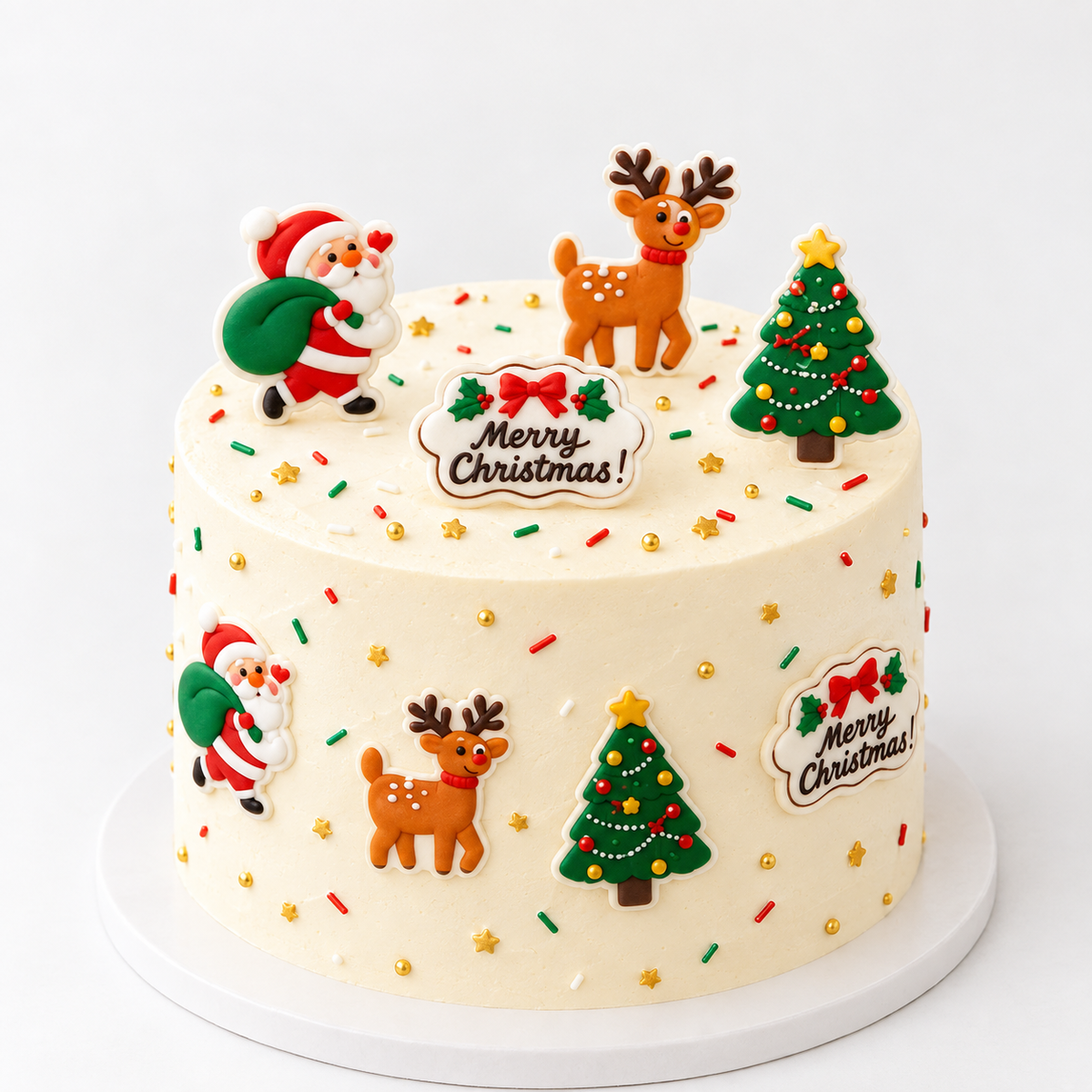 8 decorações em açúcar Natal 2 Azucren