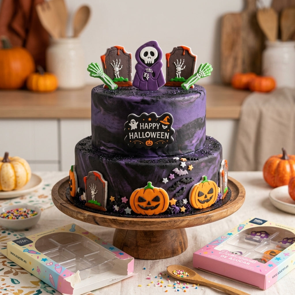8 decorações Halloween em açucar 1 Azucren