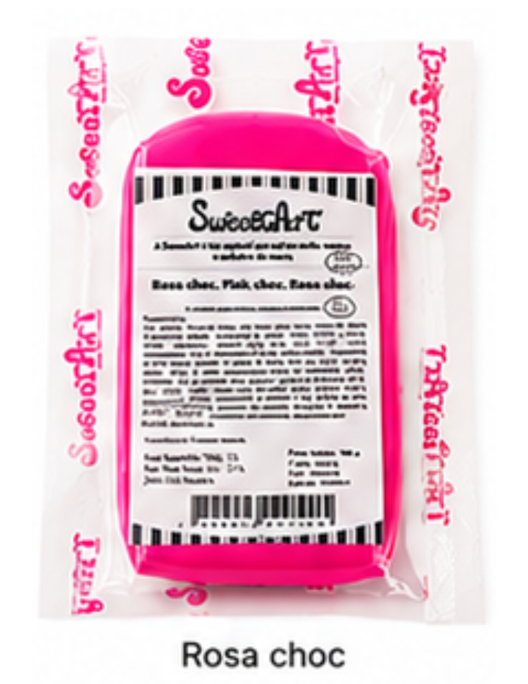 SweetArt Pasta de Açúcar Rosa Choc
