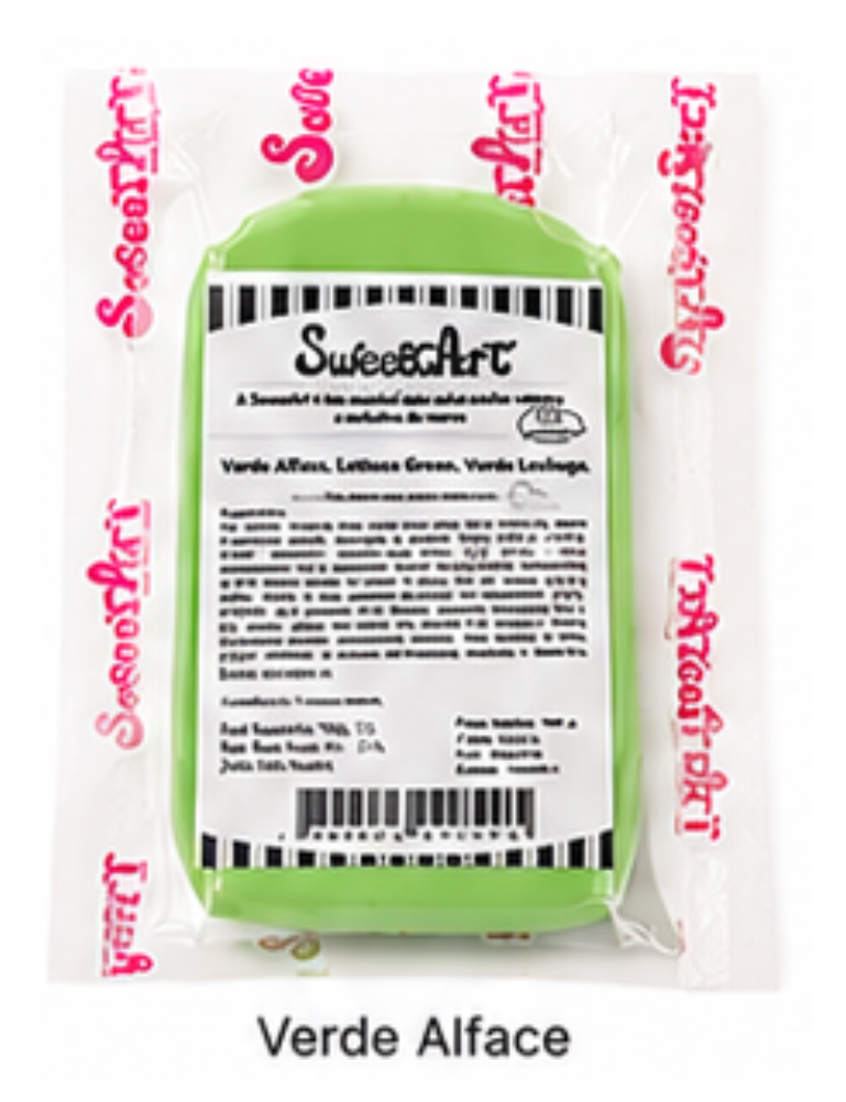 SweetArt Pasta de Açúcar Verde Alface