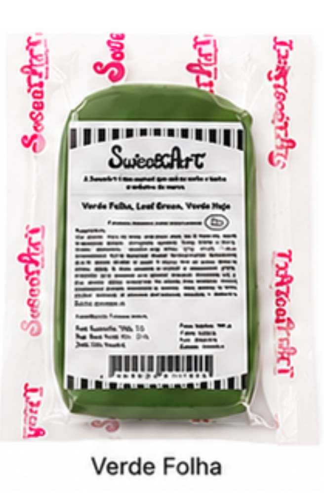 Pasta de Açúcar Verde Folha