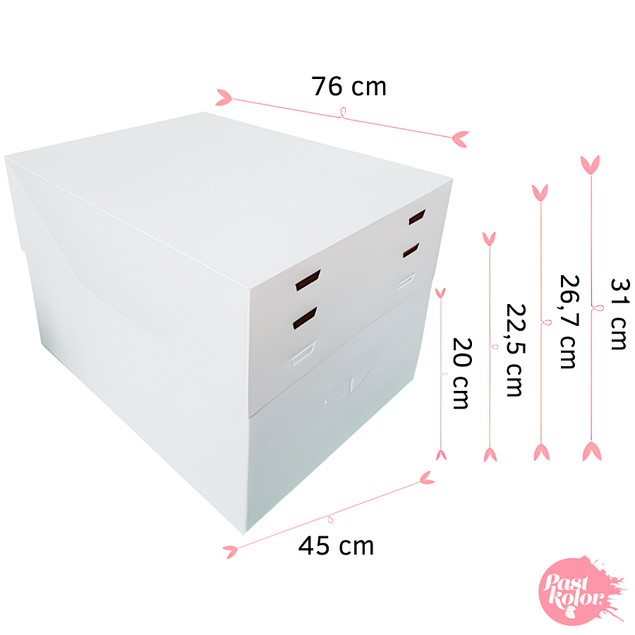 Caixa Cartolina 76x45 20 a 30cm de altura