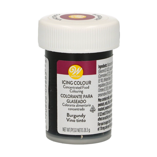 Corante gel bordô 28gr Wilton
