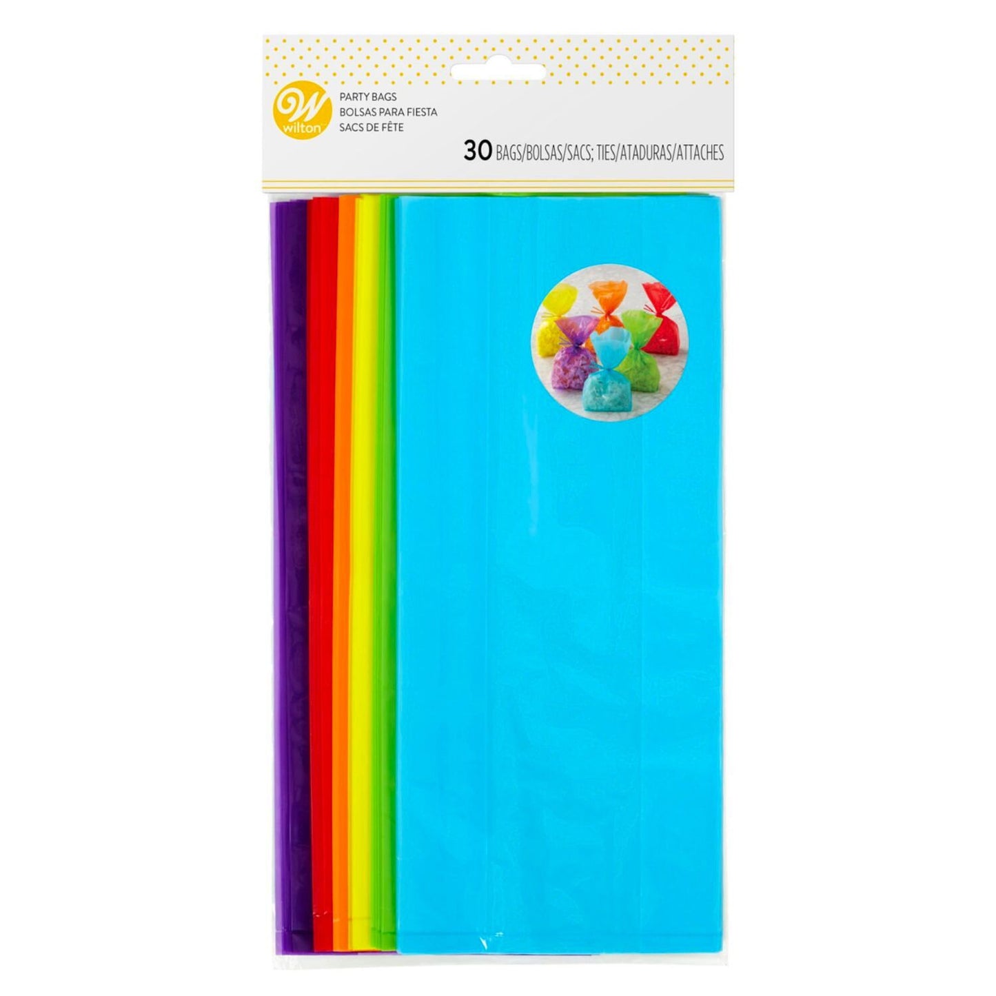 Sacos com cores 30 uni. 24x10cm